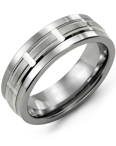 Details about   18k White Gold Plated Silver Color Men's Wedding Ring Wedding Band Size 9 R137 