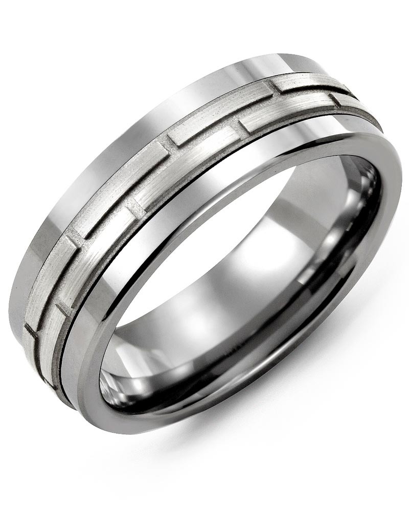 Men's & Women's Tungsten & White Gold Wedding Band from MADANI Rings. Wedding bands, fashion rings, promise rings, made of Tungsten, Ceramic, Cobalt, and Gold. View the collection at madanirings.com