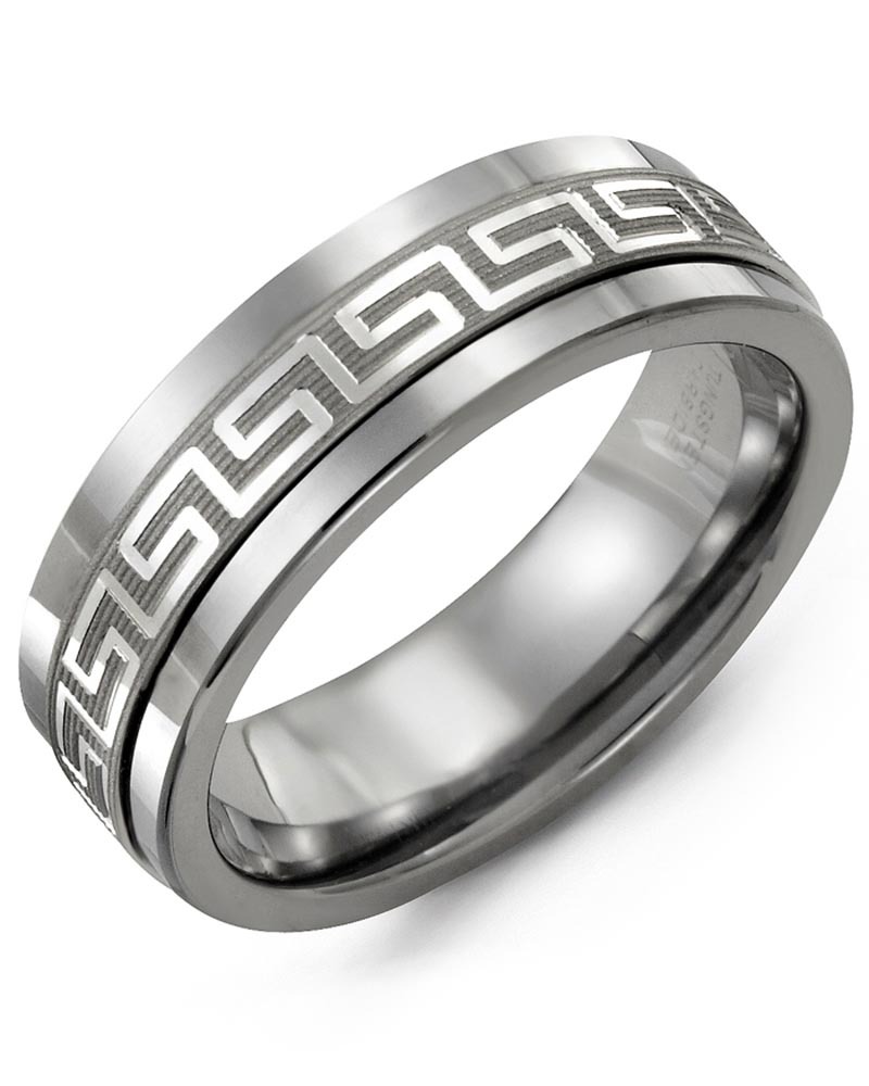 Men's & Women's Cobalt & White Gold Wedding Band from MADANI Rings. Wedding bands, fashion rings, promise rings, made of Tungsten, Ceramic, Cobalt, and Gold. View the collection at madanirings.com