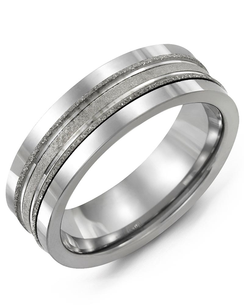 Men's & Women's Cobalt & White Gold Wedding Band from MADANI Rings. Wedding bands, fashion rings, promise rings, made of Tungsten, Ceramic, Cobalt, and Gold. View the collection at madanirings.com