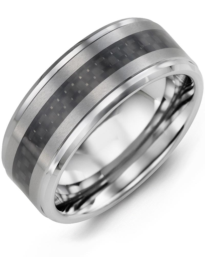 Men's & Women's Tungsten & Carbon Fiber Wedding Band from MADANI Rings. Wedding bands, fashion rings, promise rings, made of Tungsten, Ceramic, Cobalt, and Gold. View the collection at madanirings.com