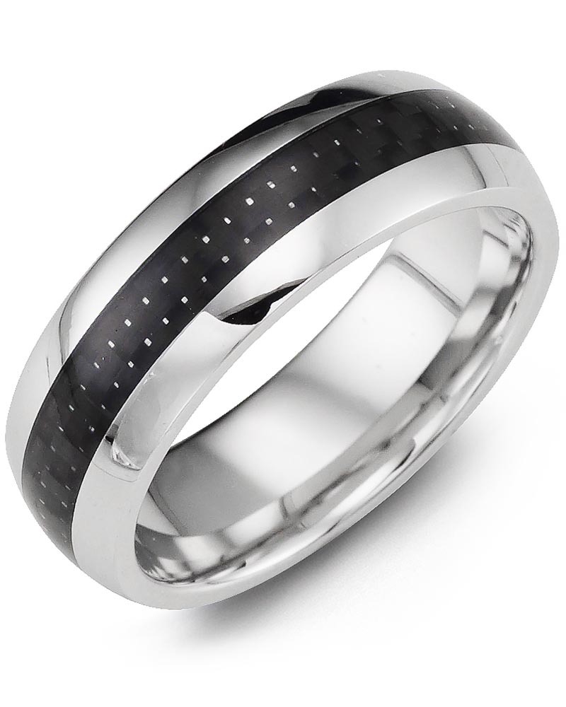 Men's & Women's Cobalt & Carbon Fiber Wedding Band from MADANI Rings. Wedding bands, fashion rings, promise rings, made of Tungsten, Ceramic, Cobalt, and Gold. View the collection at madanirings.com