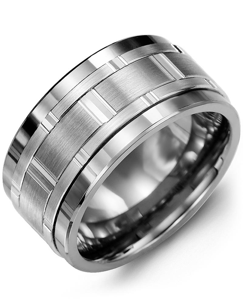 Men's & Women's Tungsten & White Gold Wedding Band