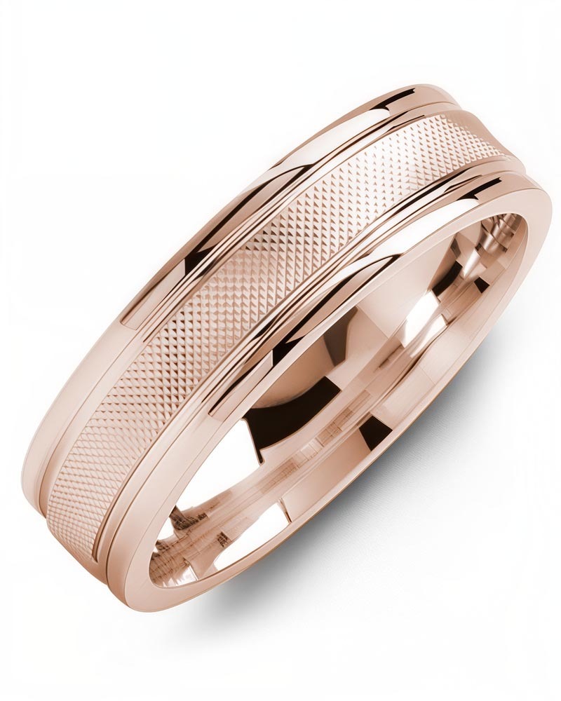 Men's & Women's Rose Gold Wedding Band