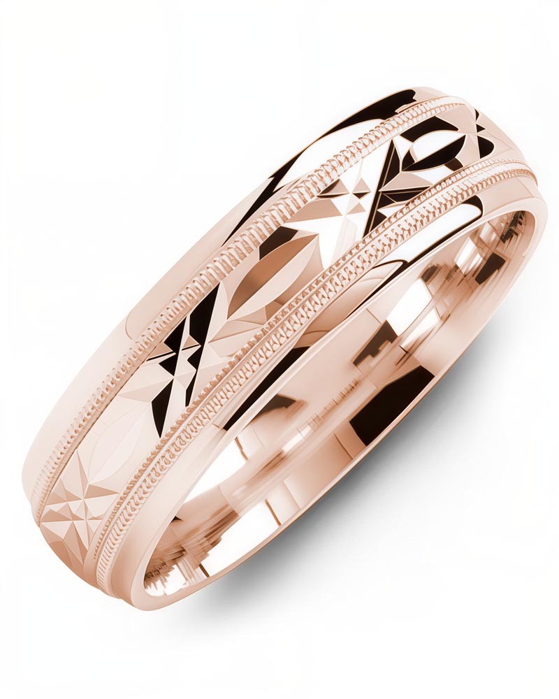 Men's & Women's Rose Gold Wedding Band