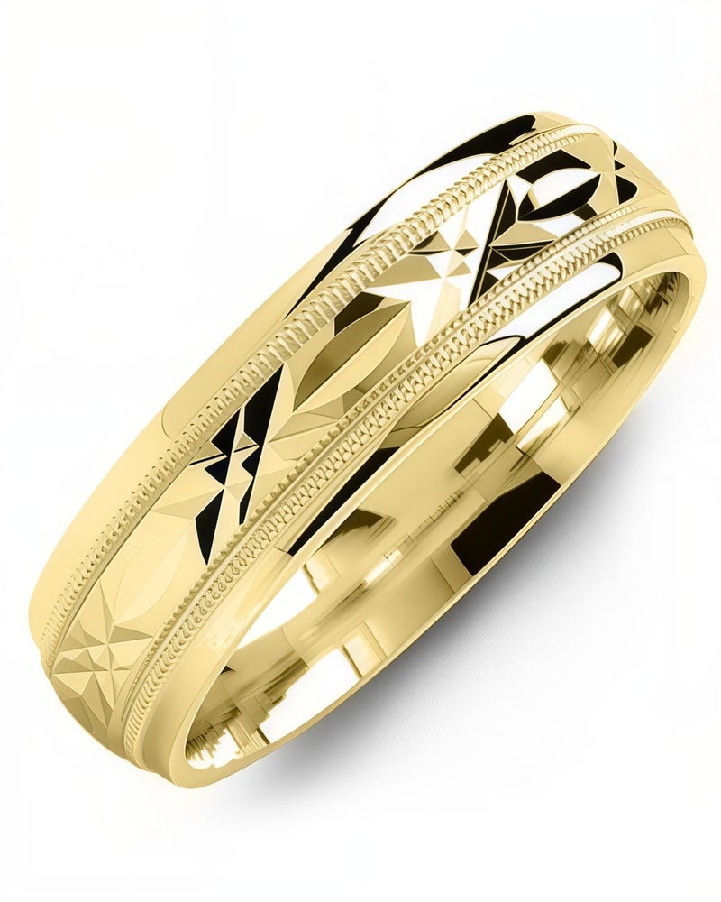 Men's & Women's Yellow Gold Wedding Band