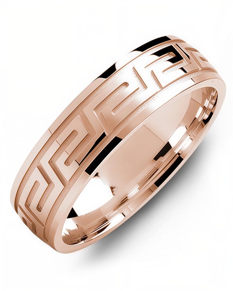 Men's & Women's Rose Gold Wedding Band Men's & Women's Rose Gold Wedding Band