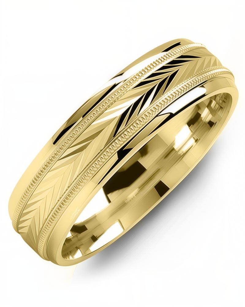Men's & Women's Yellow Gold Wedding Band