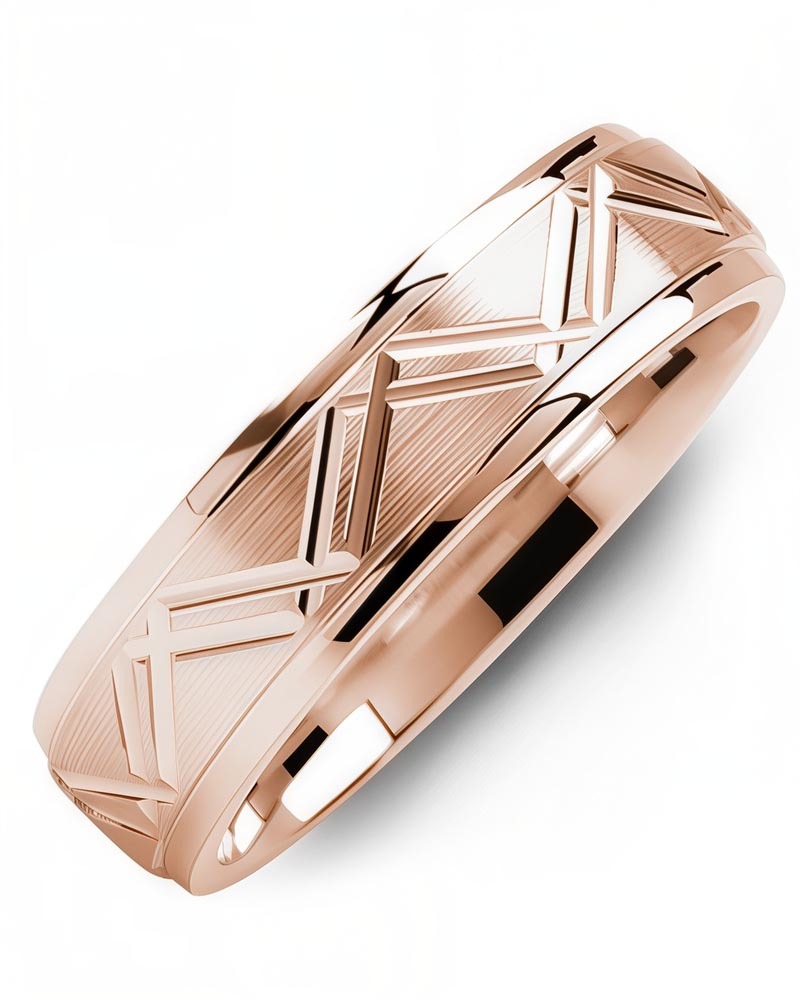 Men's & Women's Rose Gold Wedding Band