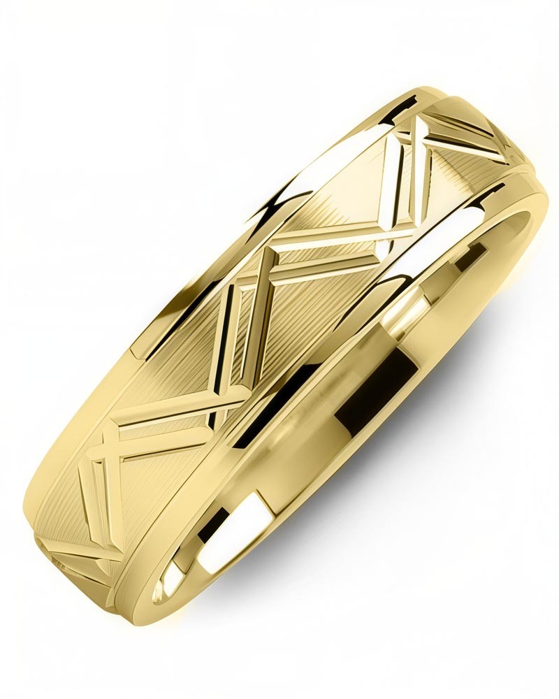 Men's & Women's Yellow Gold Wedding Band