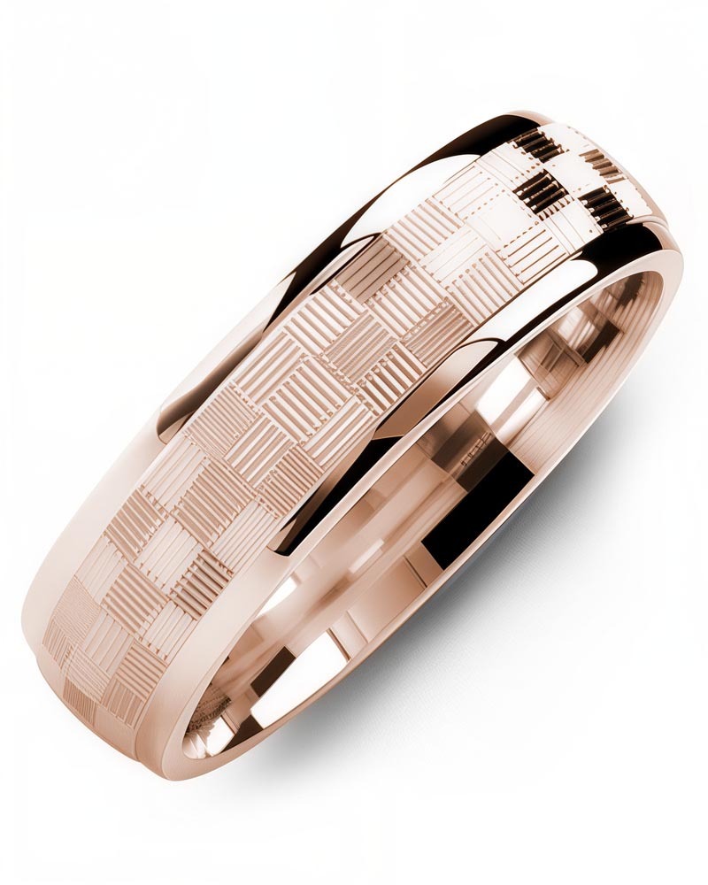 Men's & Women's Rose Gold Wedding Band
