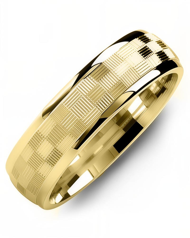 Men's & Women's Yellow Gold Wedding Band