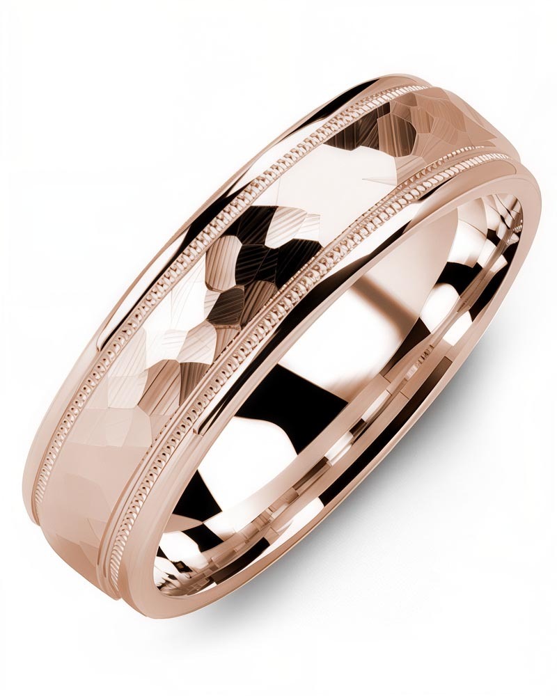Men's & Women's Rose Gold Wedding Band
