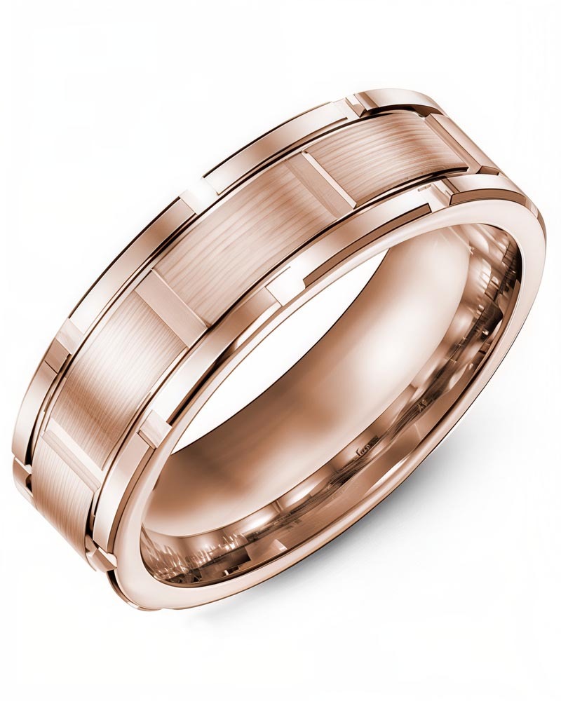 Men's & Women's Rose Gold Wedding Band