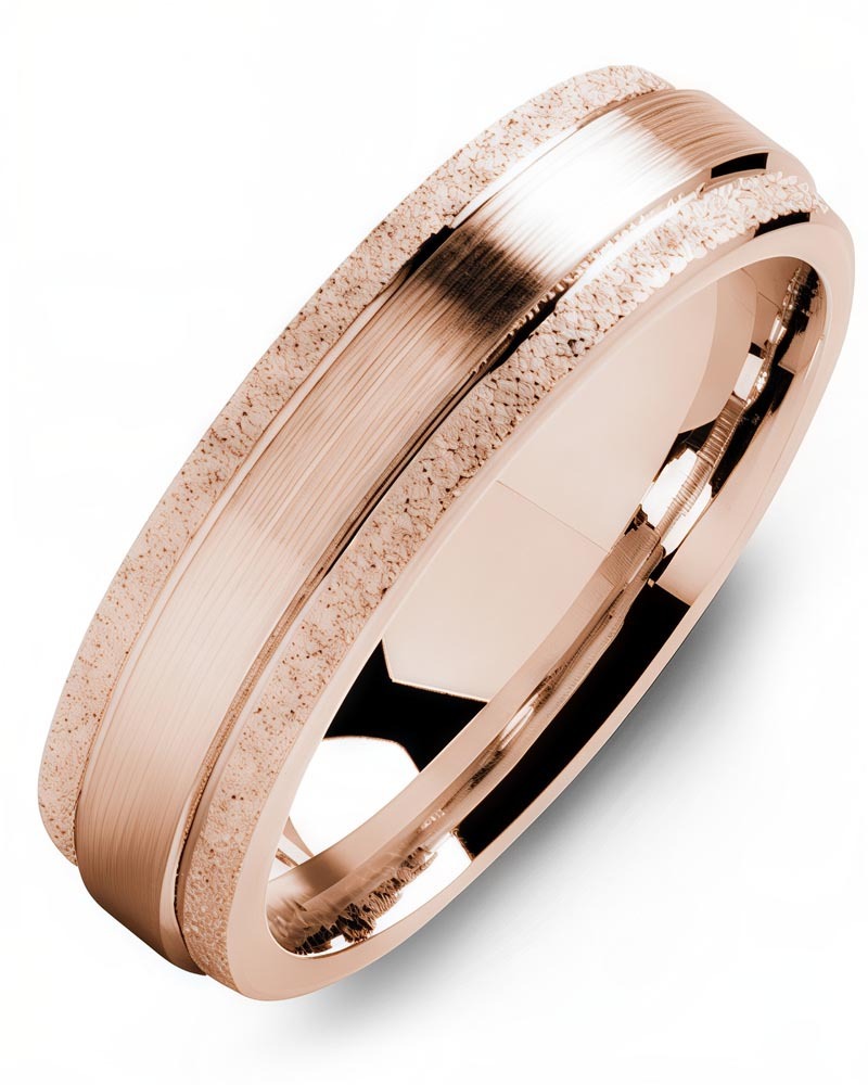 Men's & Women's Rose Gold Wedding Band