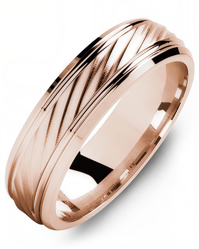 Men's & Women's Rose Gold Wedding Band