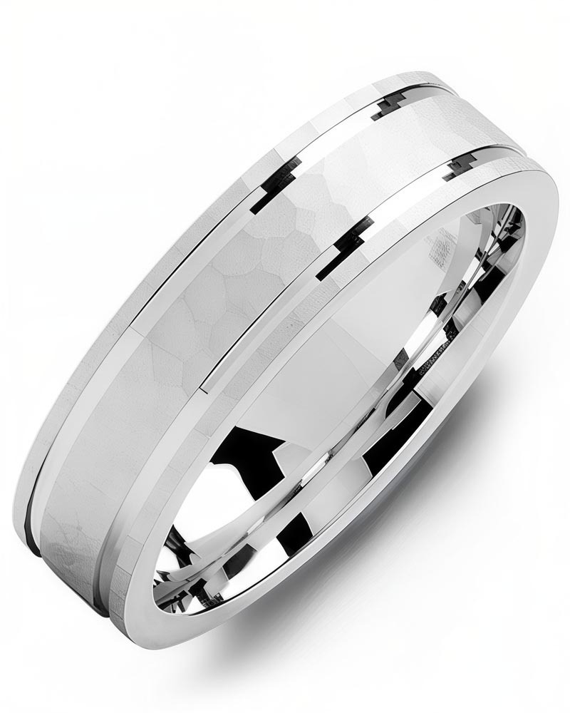 Men's & Women's White Gold Wedding Band