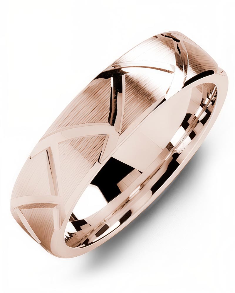Men's & Women's Rose Gold Wedding Band
