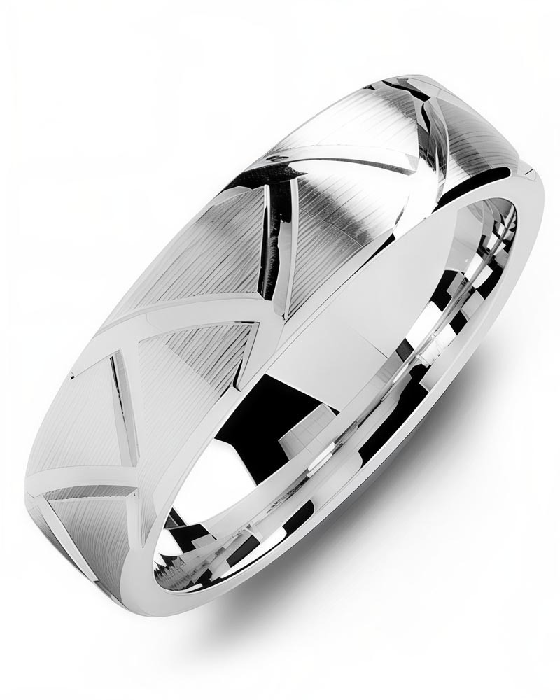 Men's & Women's White Gold Wedding Band
