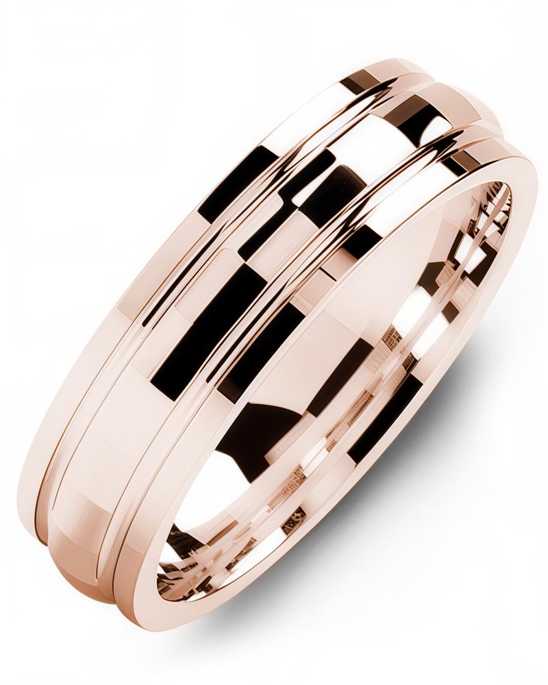 Men's & Women's Rose Gold Wedding Band