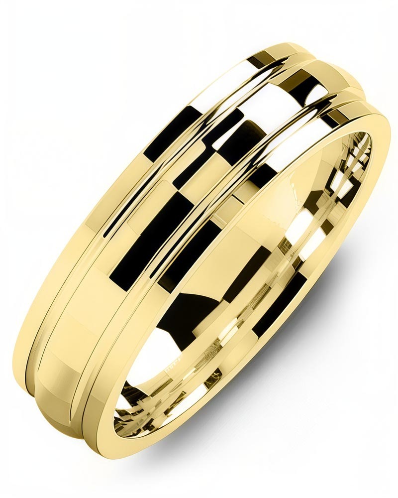 Men's & Women's Yellow Gold Wedding Band