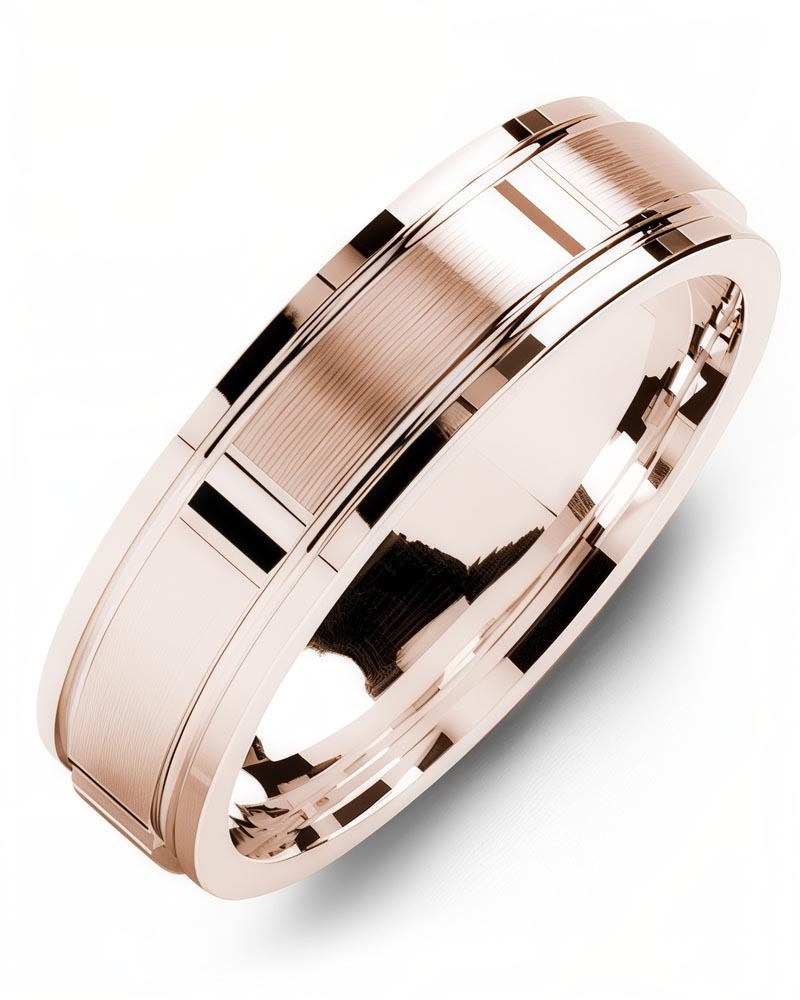 Men's & Women's Rose Gold Wedding Band