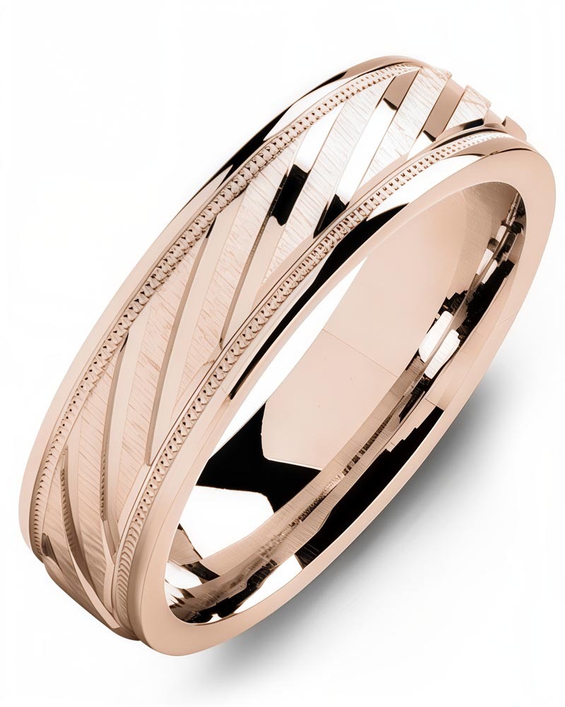 Men's & Women's Rose Gold Wedding Band