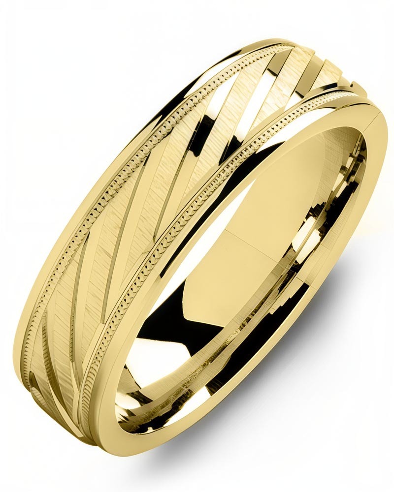 Men's & Women's Yellow Gold Wedding Band