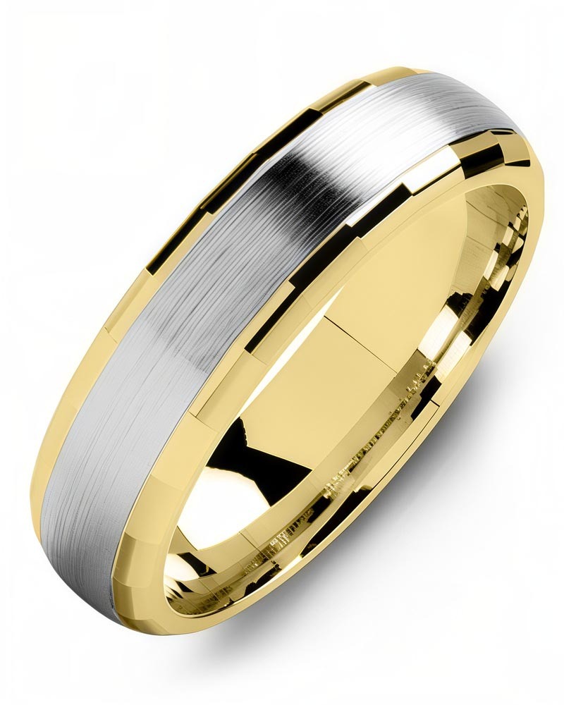 Men's & Women's Yellow Gold & White Gold Wedding Band