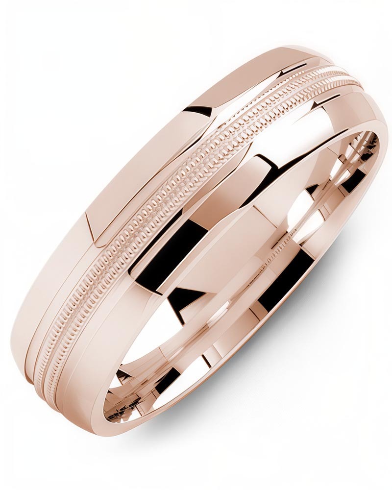 Men's & Women's Rose Gold Wedding Band
