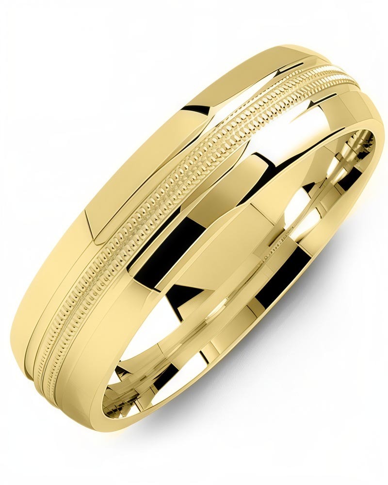 Men's & Women's Yellow Gold Wedding Band