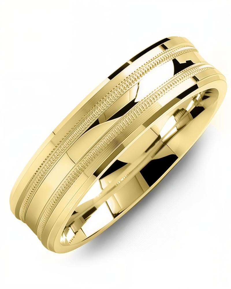 Men's & Women's Yellow Gold Wedding Band