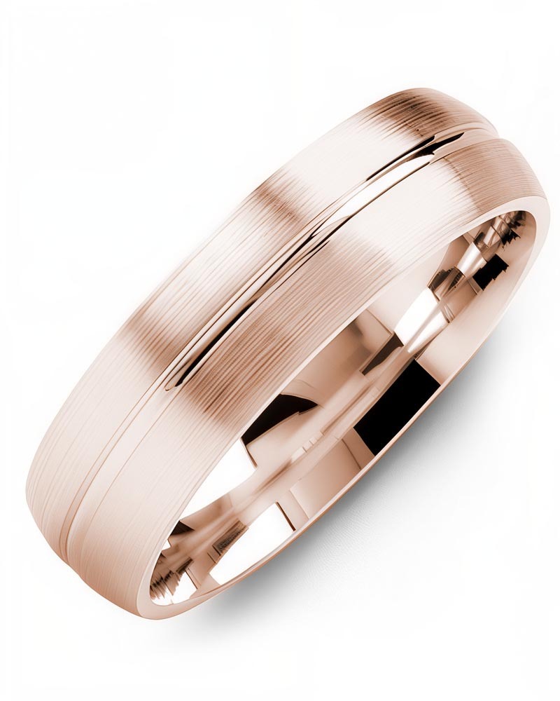 Men's & Women's Rose Gold Wedding Band