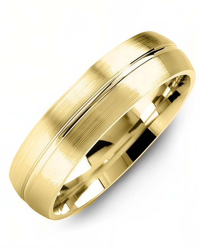 Men's & Women's Yellow Gold Wedding Band