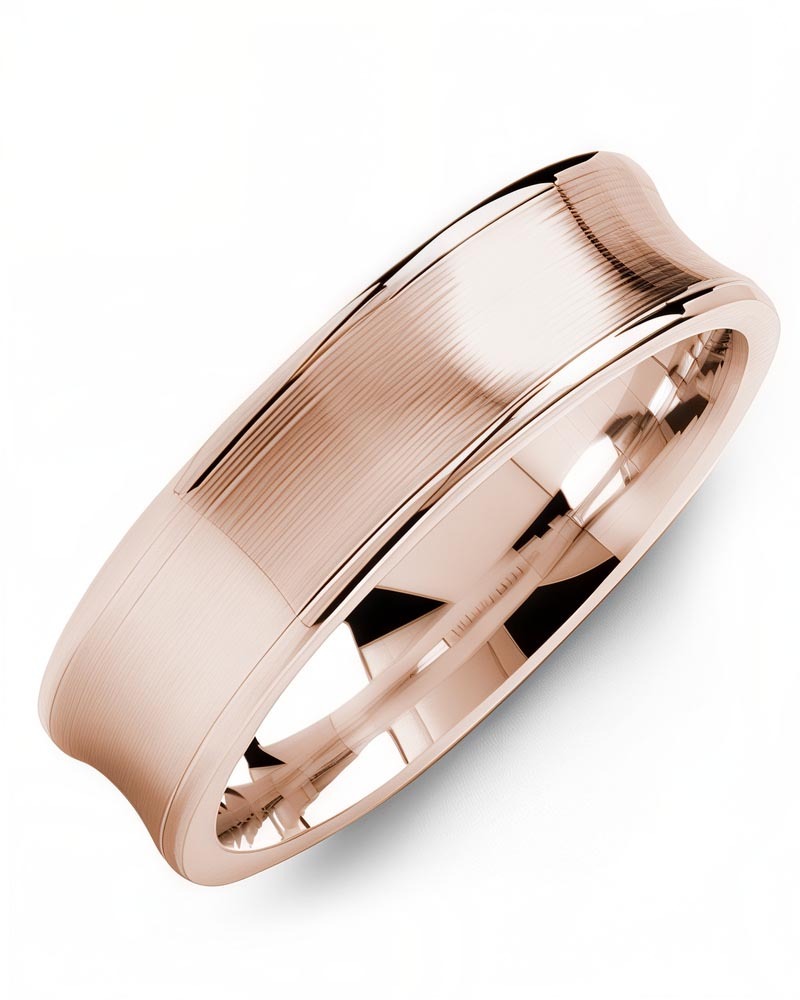 Men's & Women's Rose Gold Wedding Band