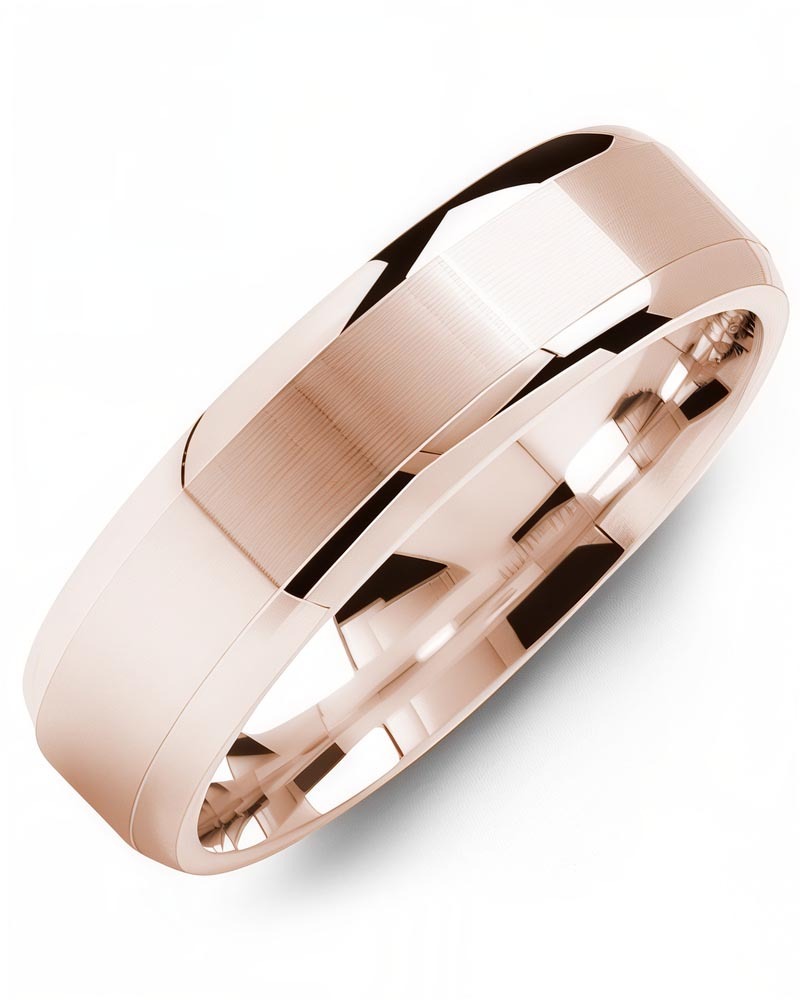 Men's & Women's Rose Gold Wedding Band