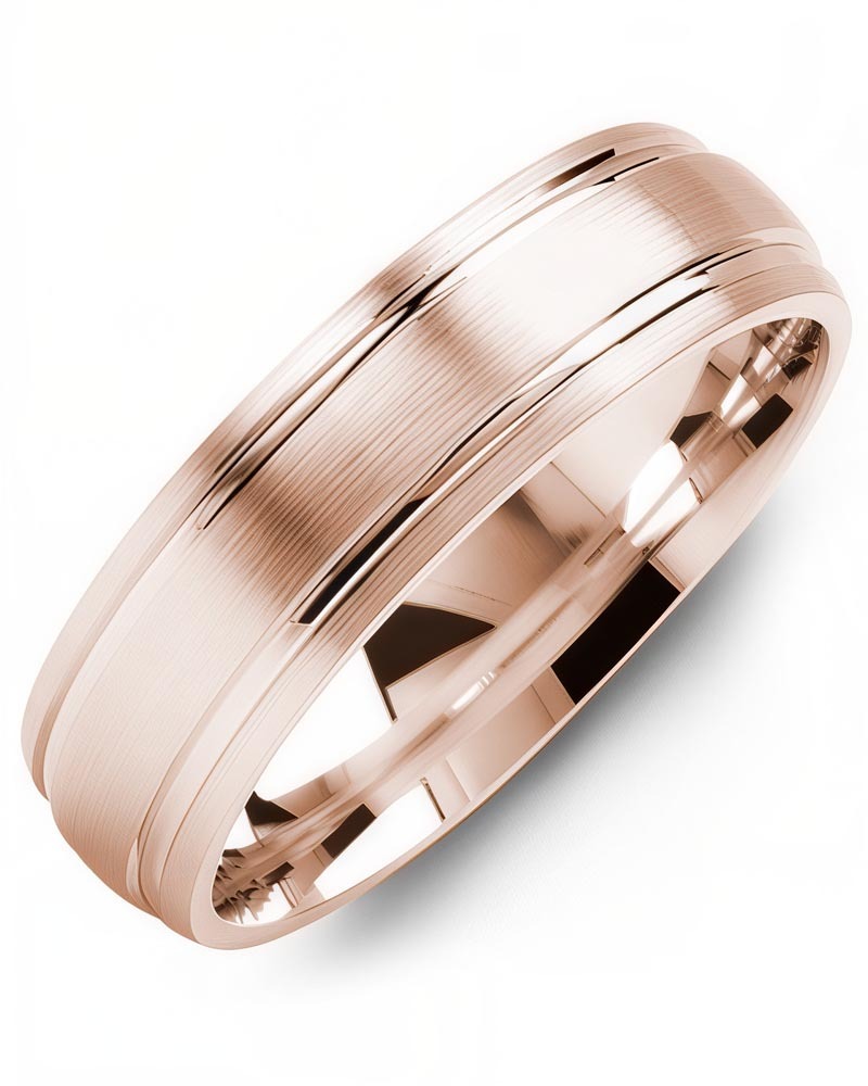Men's & Women's Rose Gold Wedding Band