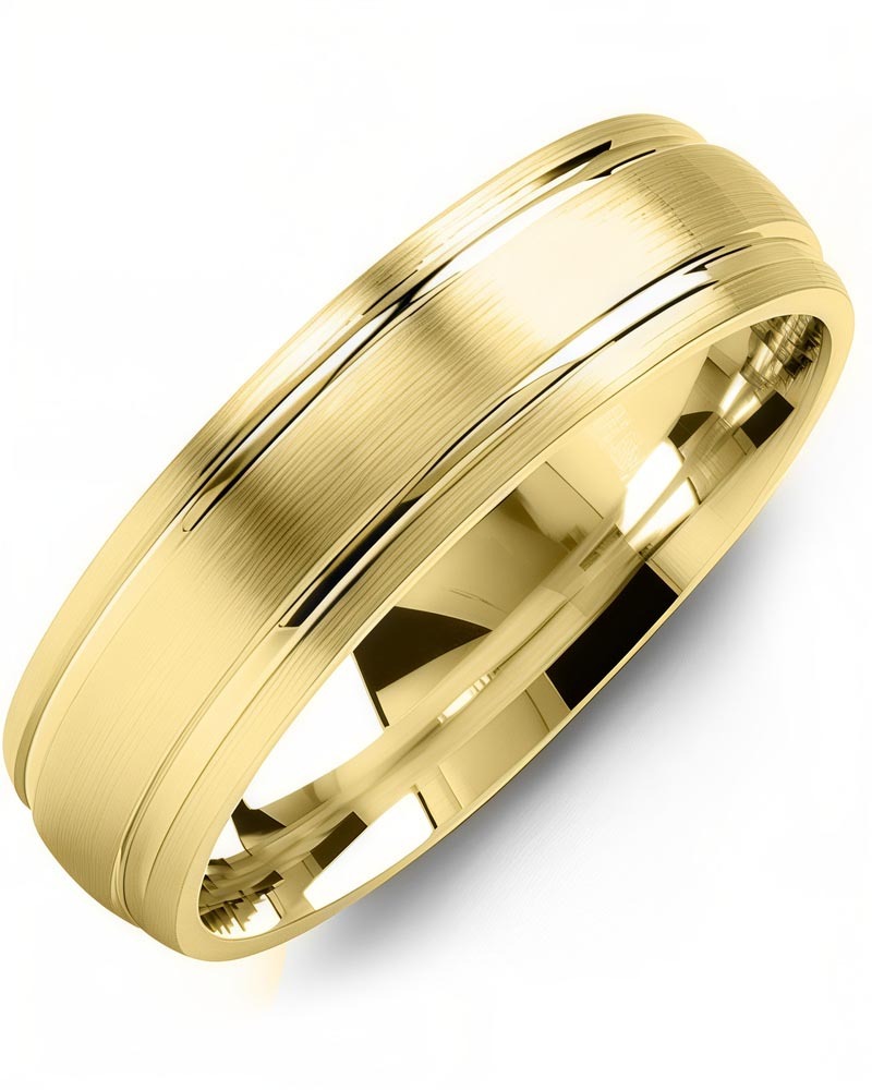 Men's & Women's Yellow Gold Wedding Band