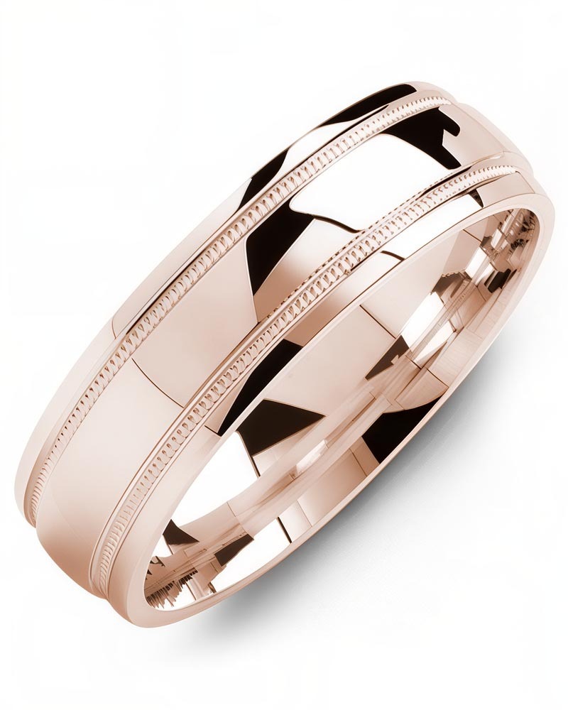 Men's & Women's Rose Gold Wedding Band