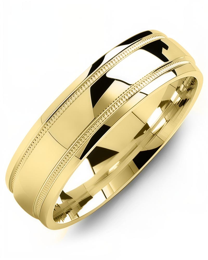 Men's & Women's Yellow Gold Wedding Band