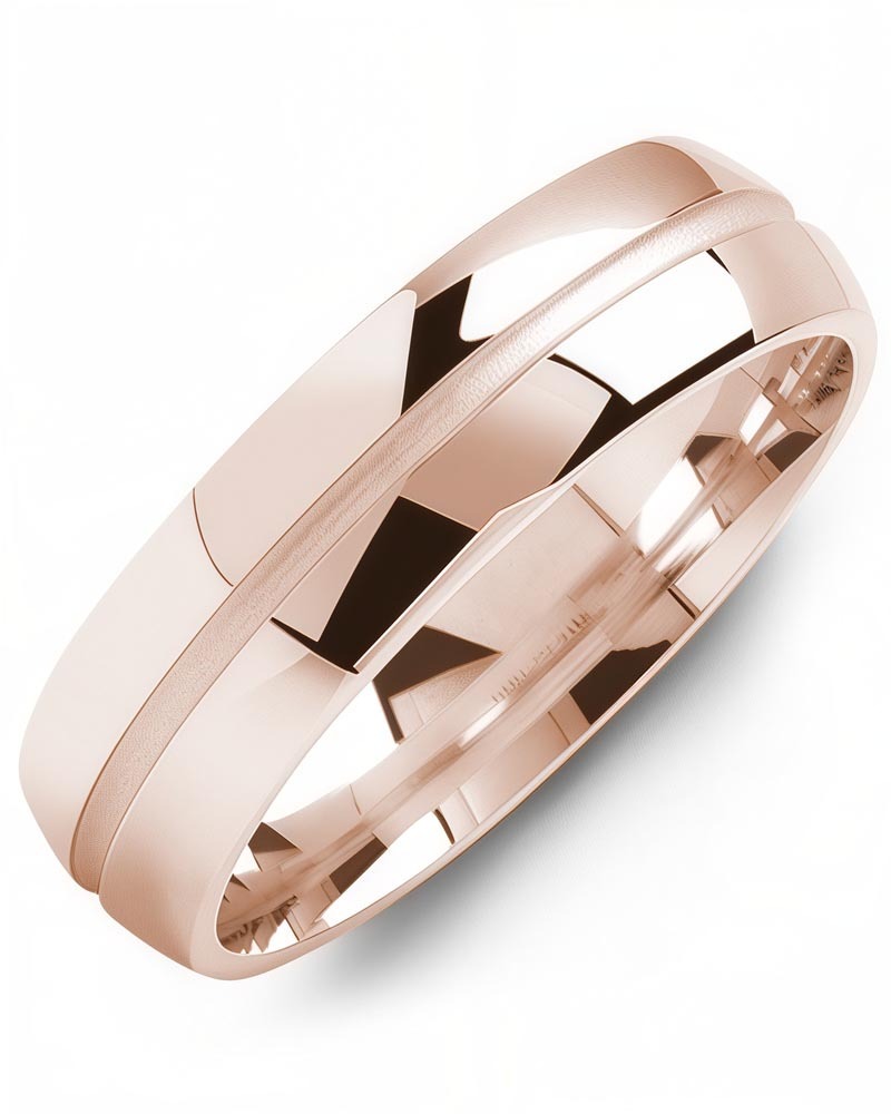 Men's & Women's Rose Gold Wedding Band