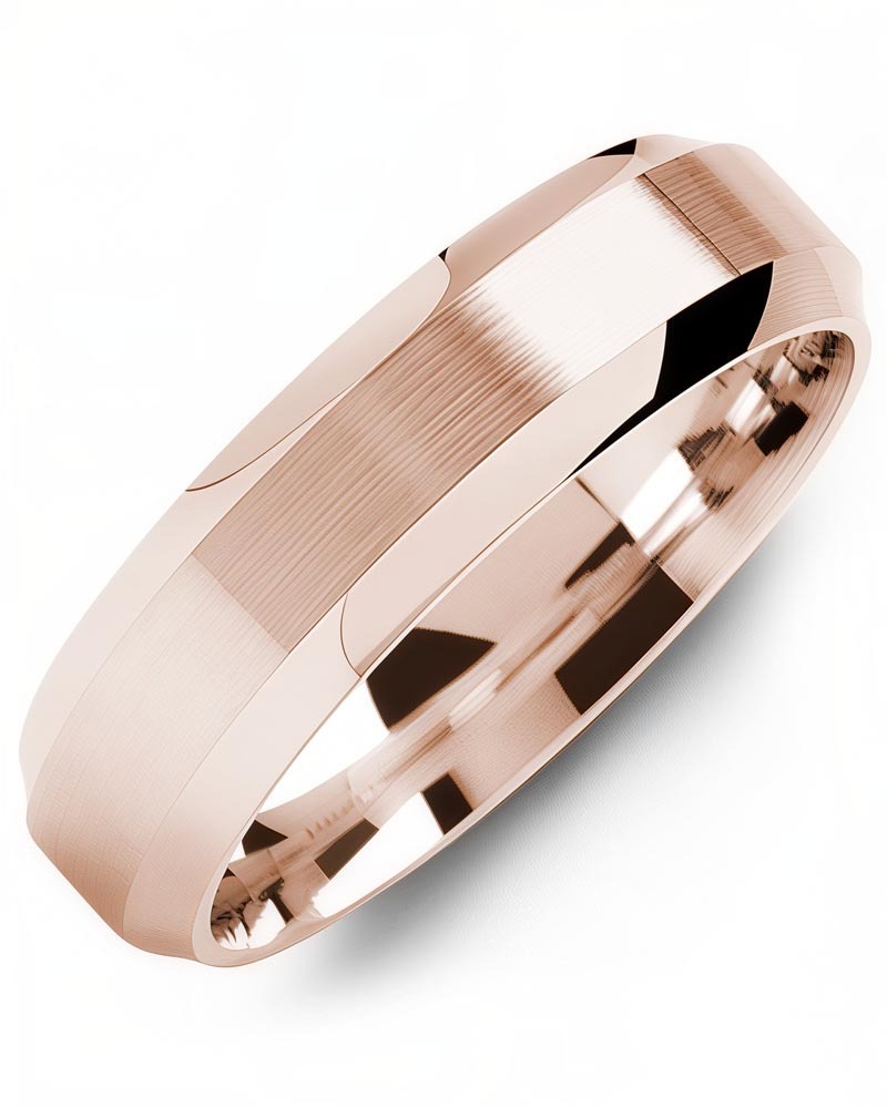 Men's & Women's Rose Gold Wedding Band