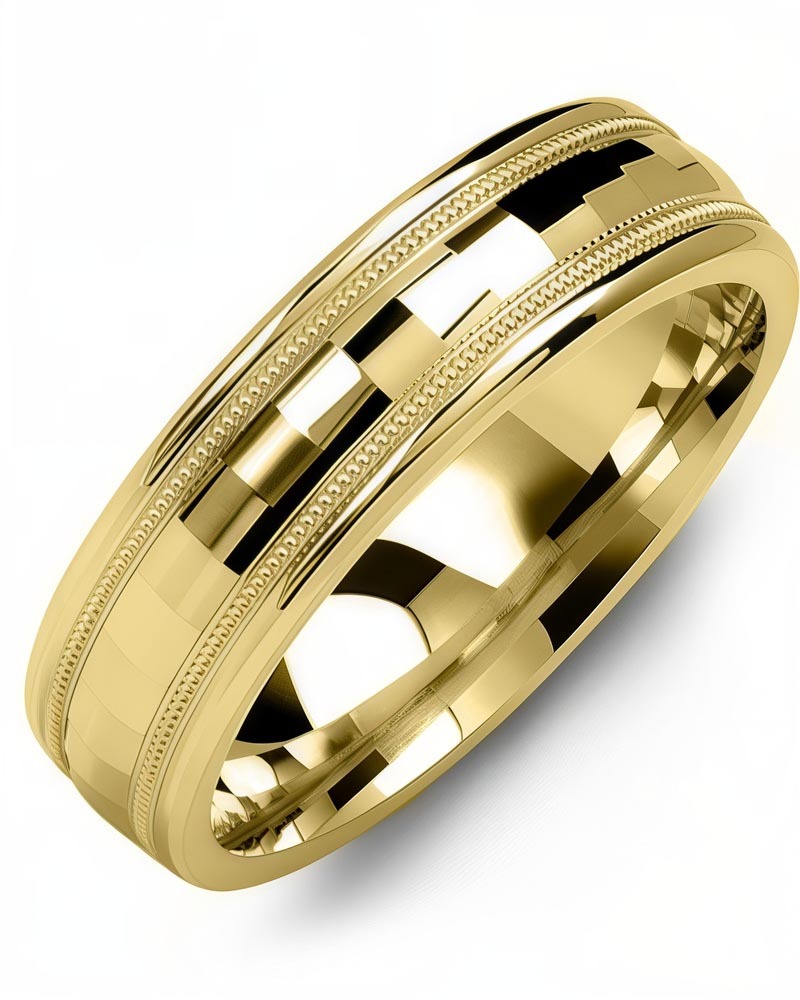 Men's & Women's Yellow Gold Wedding Band
