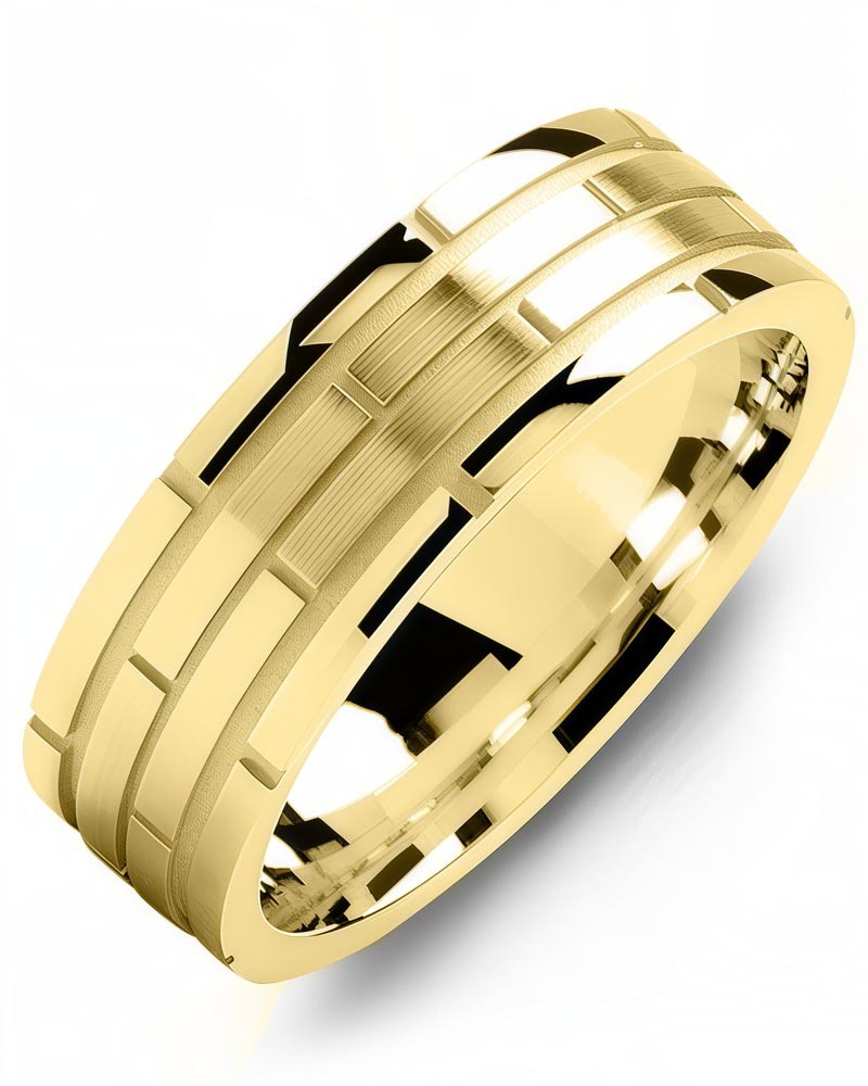 Men's & Women's Yellow Gold Wedding Band