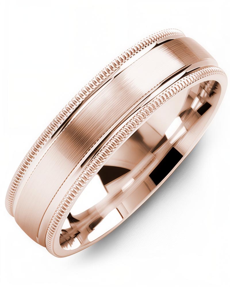 Men's & Women's Rose Gold Wedding Band