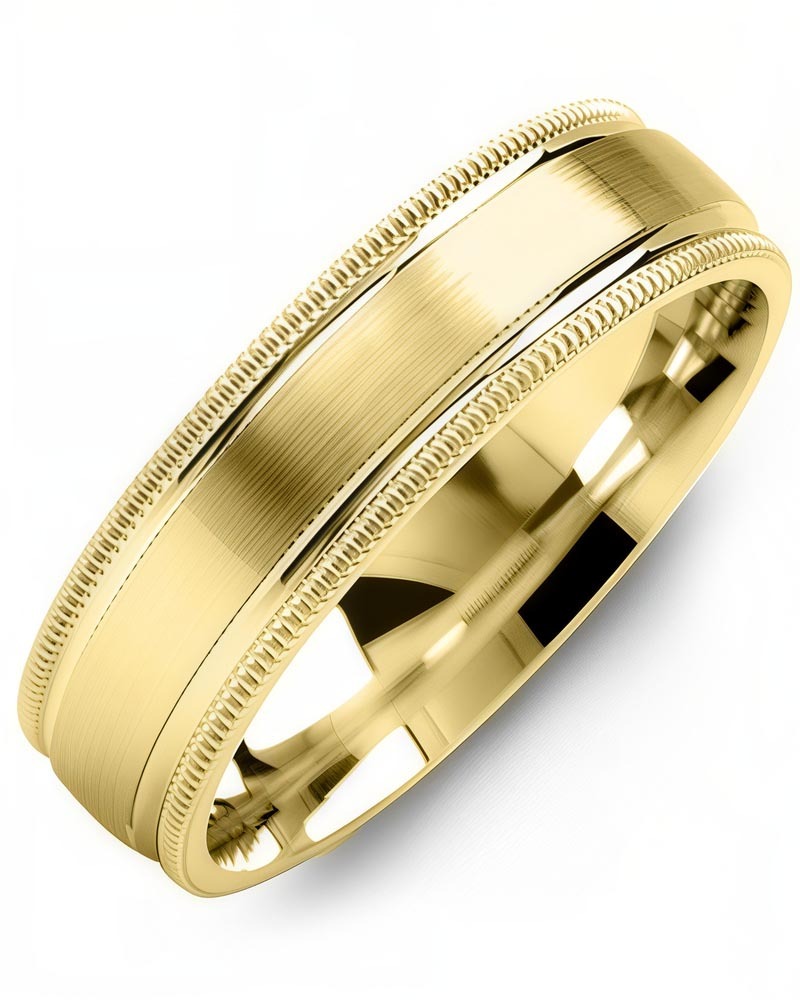 Men's & Women's Yellow Gold Wedding Band