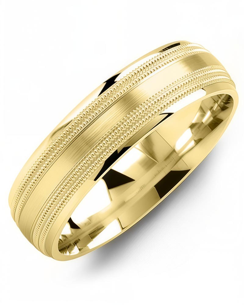 Men's & Women's Yellow Gold Wedding Band
