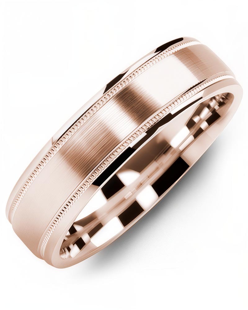 Men's & Women's Rose Gold Wedding Band