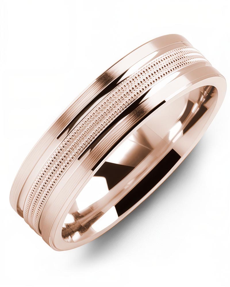 Men's & Women's Rose Gold Wedding Band