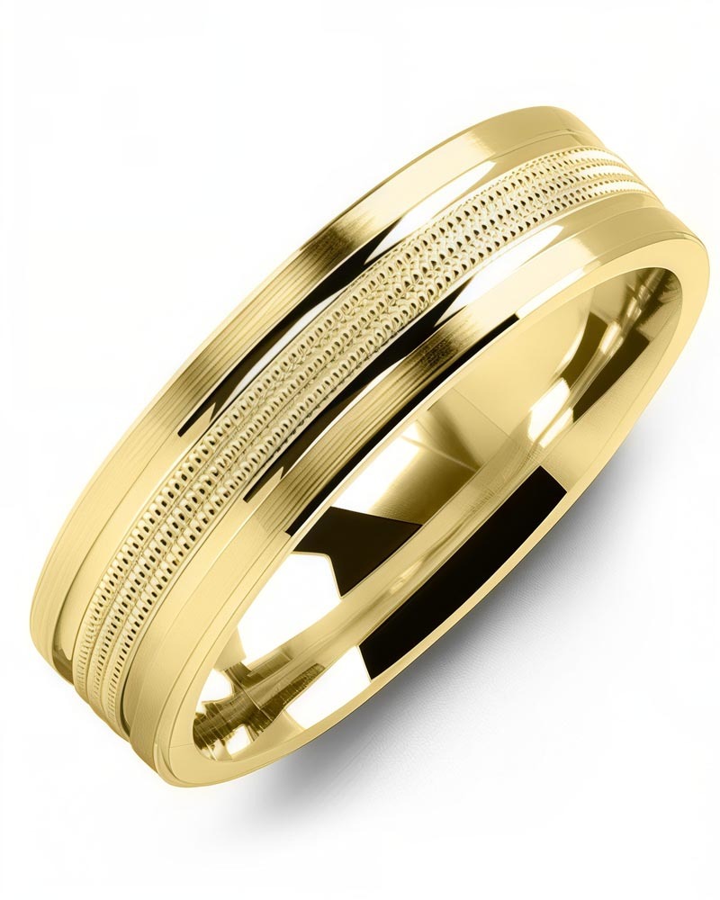 Men's & Women's Yellow Gold Wedding Band